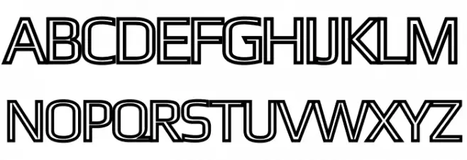 Gamestation-DisplayOutline フォント 大文字
