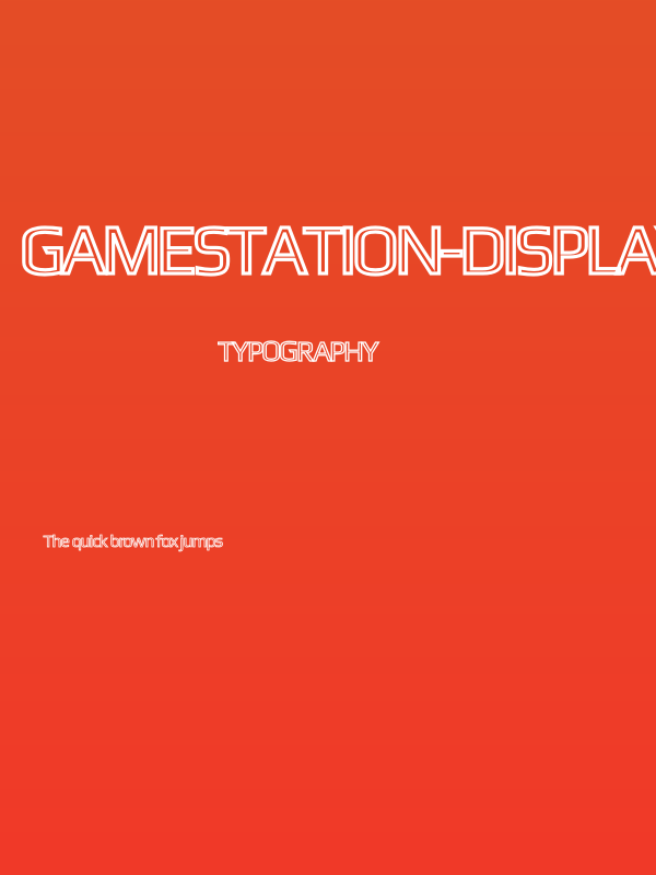 Gamestation-DisplayOutline Poster
