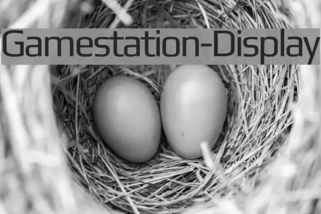 Gamestation-Display Font examples