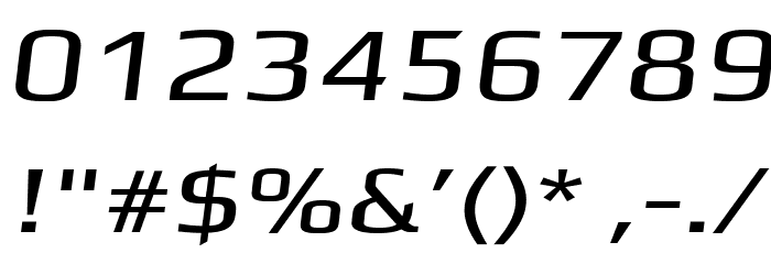 Gamestation-ExtendedOblique Font OTHER CHARS