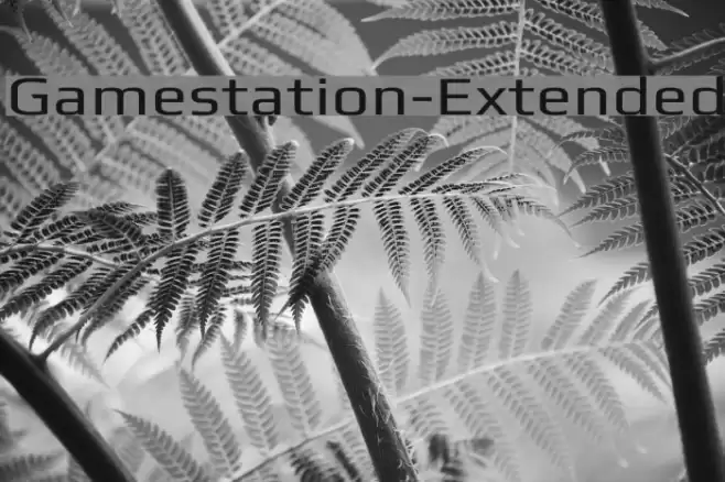 Gamestation-Extended Font examples