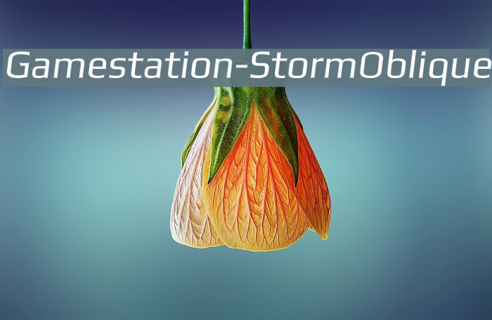Gamestation-StormOblique Font examples