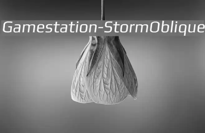 Gamestation-StormOblique Font examples