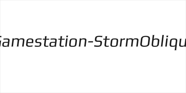 Gamestation-StormOblique Logo