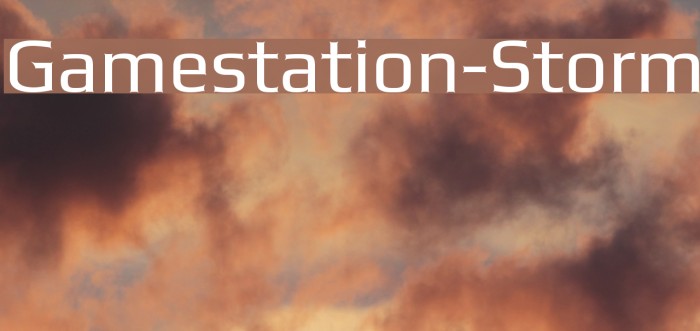 Gamestation-Storm Font examples