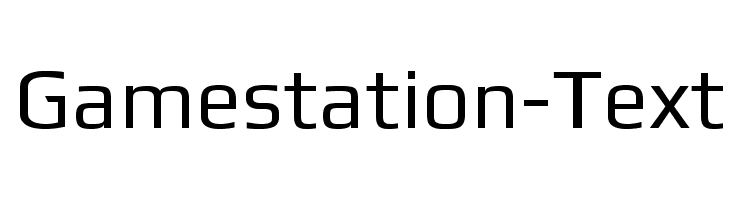 Gamestation-Text  Скачать бесплатные шрифты