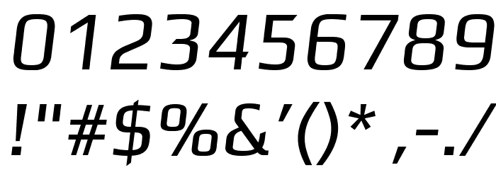 Gamestation-TextOblique Font OTHER CHARS