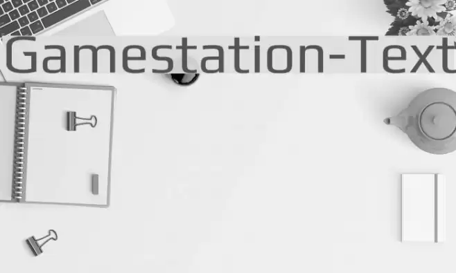 Gamestation-Text Font examples