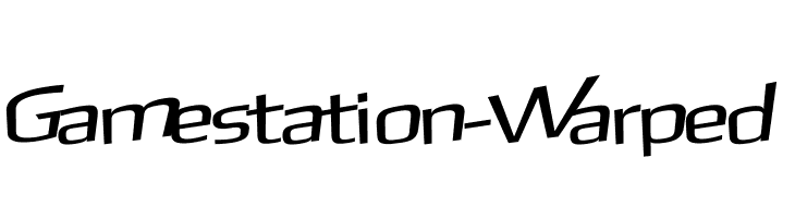 Gamestation-Warped  Free Fonts Download