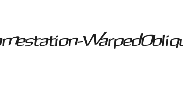 Gamestation-WarpedOblique Logo