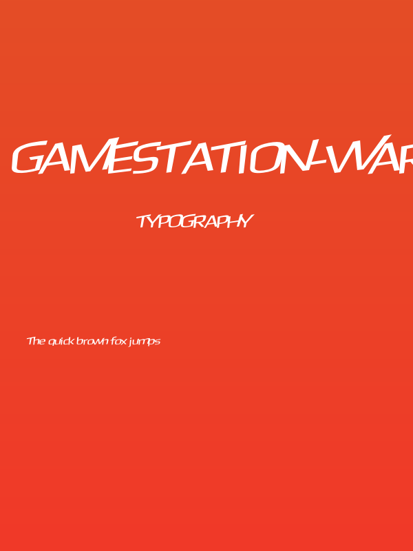 Gamestation-WarpedOblique Poster