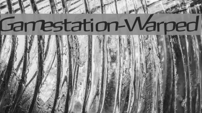 Gamestation-Warped Font examples