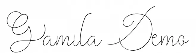 Gamila Demo  Frei Schriftart Herunterladen