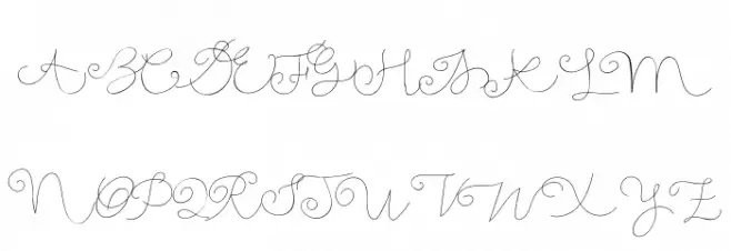 Gamila Demo Schriftart Groß