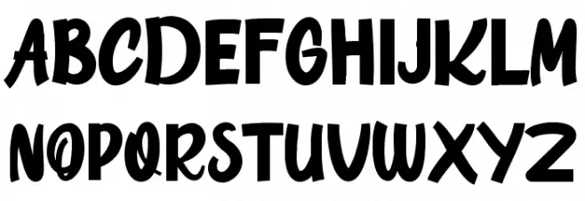 Gaming フォント 大文字