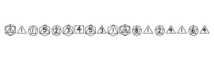 GamingDiceStandard  Fuentes Gratis Descargar
