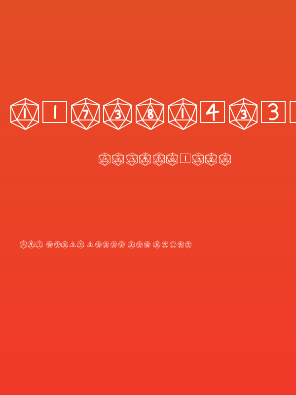 GamingDiceStandard Poster