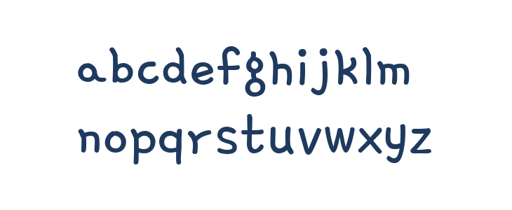 Gamja Flower Regular Lowercase