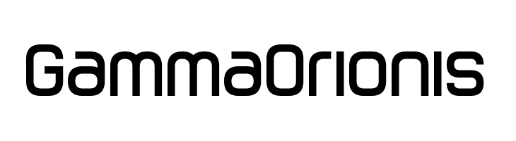 Gamma Orionis  Descarca Fonturi Gratis