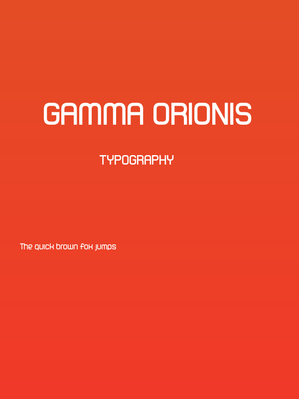 Gamma Orionis Poster
