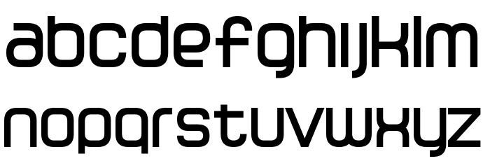 Gamma Orionis Schriftart Kleinbuchstaben