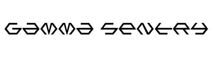 Gamma Sentry  font caratteri gratis