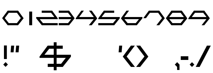 Gamma Sentry Font OTHER CHARS