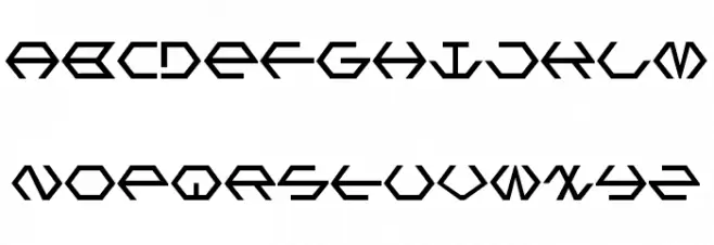 Gamma Sentry 字体 大写