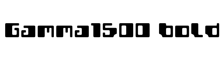 Gamma1500 Bold  لخطوط تنزيل