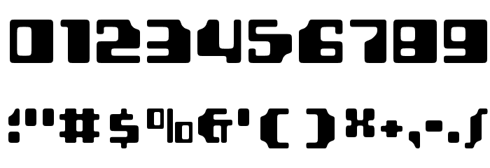 Gamma1500 Bold Font OTHER CHARS