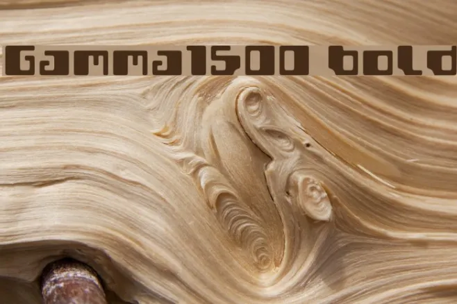 Gamma1500 Bold Example 3