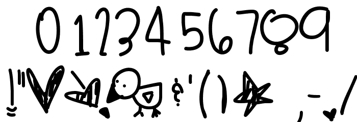 GammaJays Font OTHER CHARS