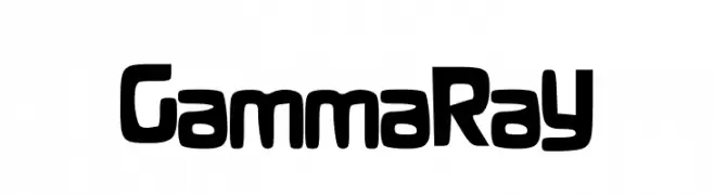 GammaRay  フリーフォントのダウンロード