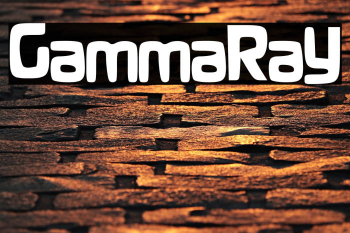 GammaRay Font examples