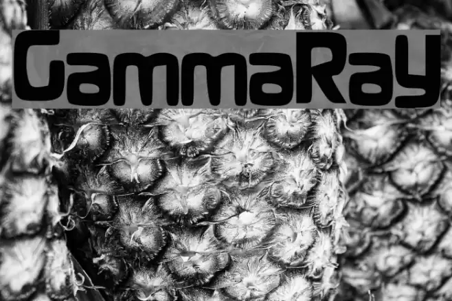 GammaRay Font examples