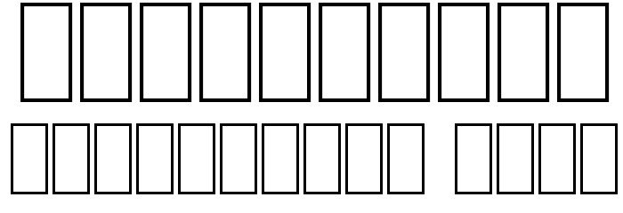 Gammelfitta Font OTHER CHARS