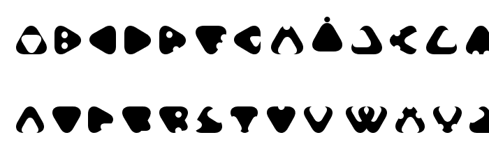 Gammelfitta Font LOWERCASE