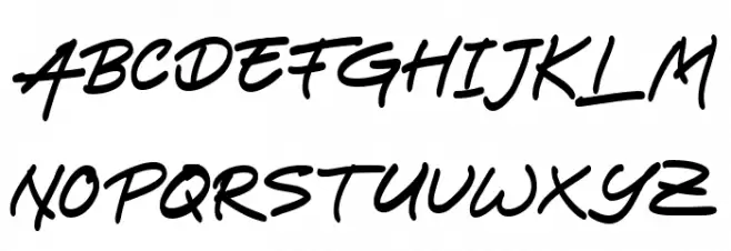 Gamoda Font Litere mari