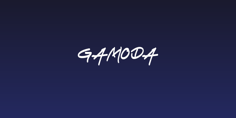 Gamoda Social Header