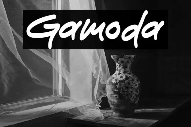 Gamoda Font examples