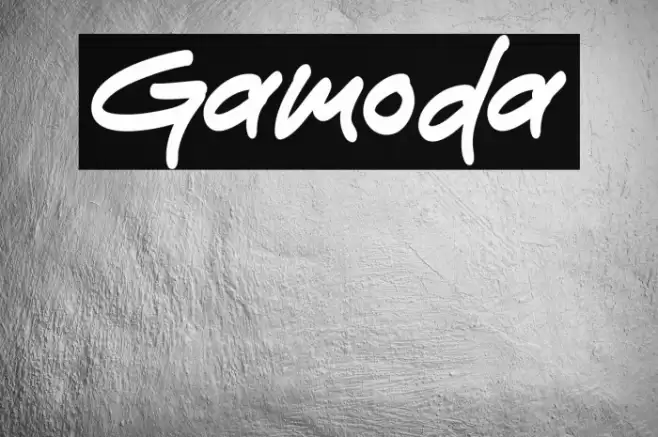 Gamoda Font examples