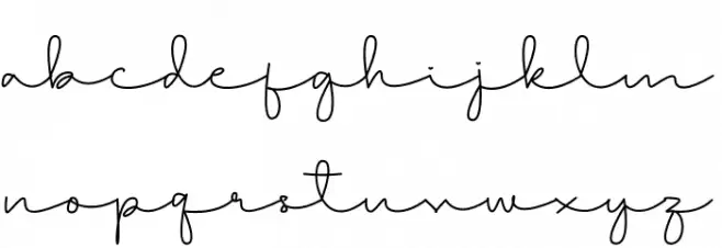 Gamore خط أحرف صغيرة