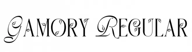 Gamory Regular  Fuentes Gratis Descargar