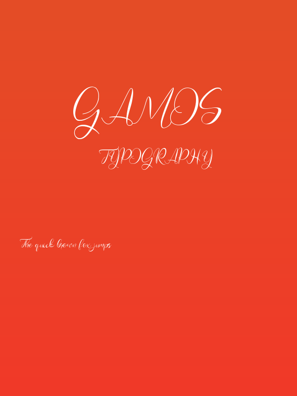 Gamos Poster