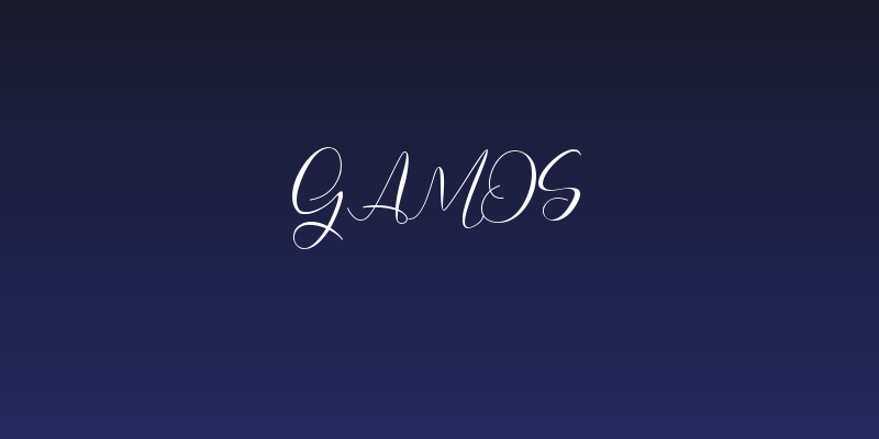 Gamos Social Header