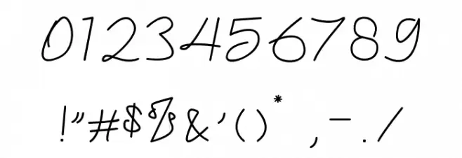 Ganbatta Font OTHER CHARS