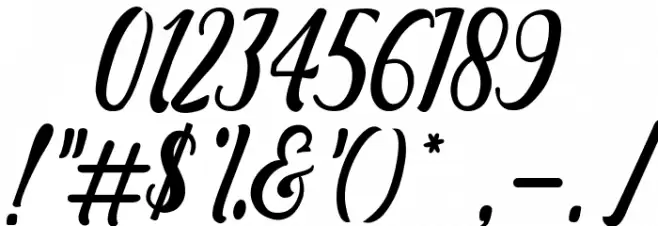 Ganbatte Font OTHER CHARS