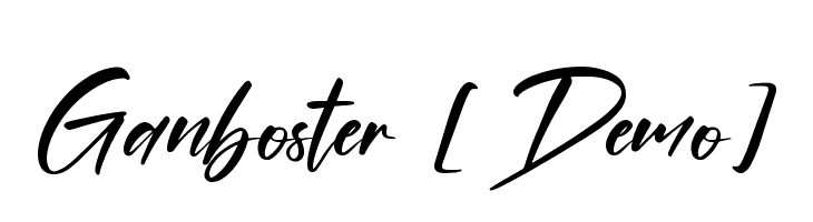 Ganboster [Demo]  font caratteri gratis