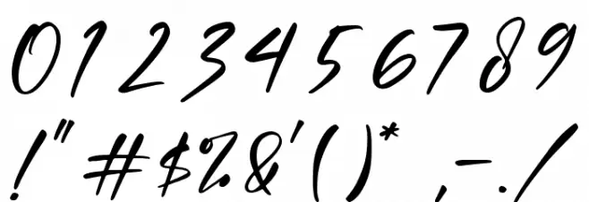 Ganboster [Demo] Polices AUTRES CHARS