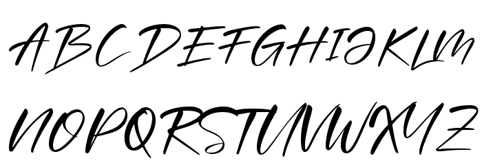 Ganboster [Demo] Schriftart Groß